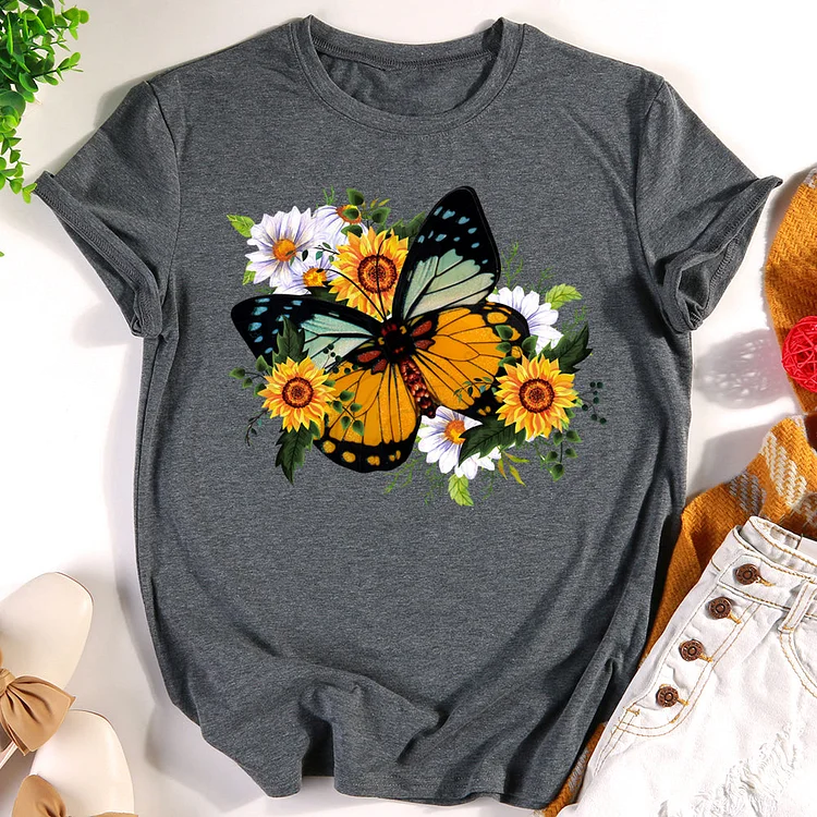 ANB - Fall Butterfly T-shirt Tee -012733