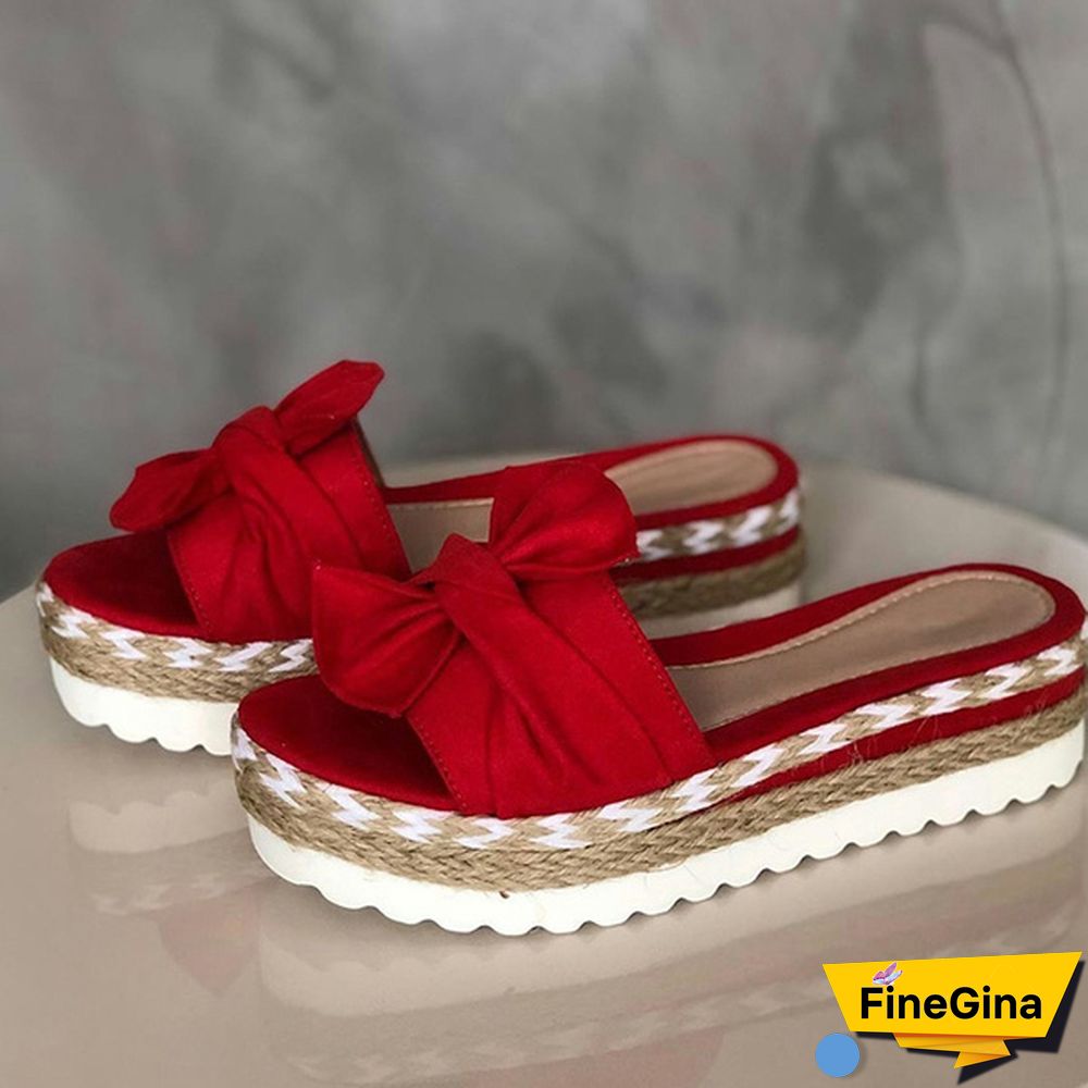 Summer Women Casual Slip on Sandals Female Open Toe Platform Slippers Daily Comfortable Flip Flops Size 35-43