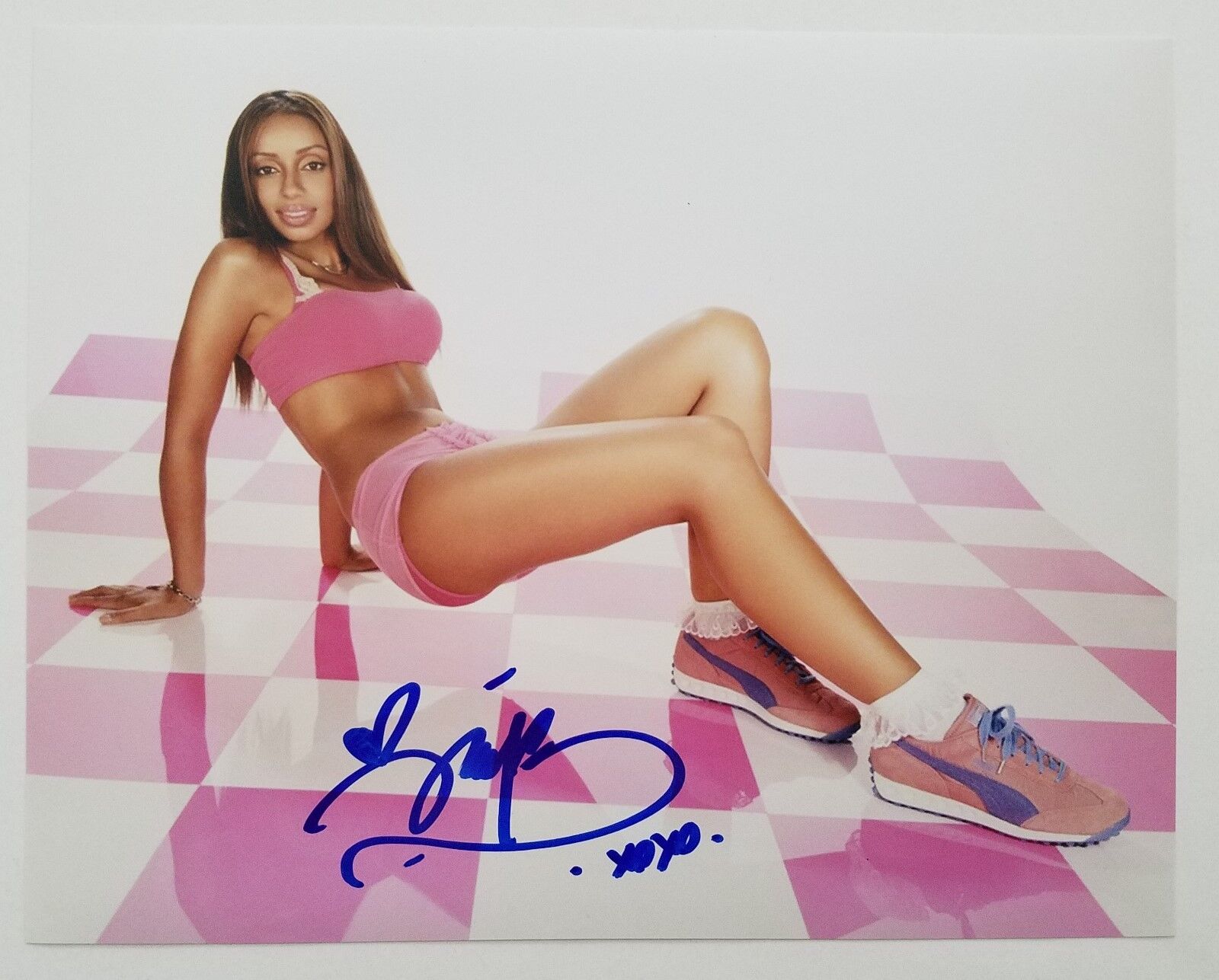 Mya Harrison Signed 8x10 Photo Poster painting Actress Singer Model Songwriter LEGEND RAD