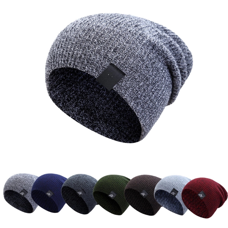 Outdoor Knitted Hat Trade ADK Wool Hat Autumn And Winter Striped Needle Pullover Cap