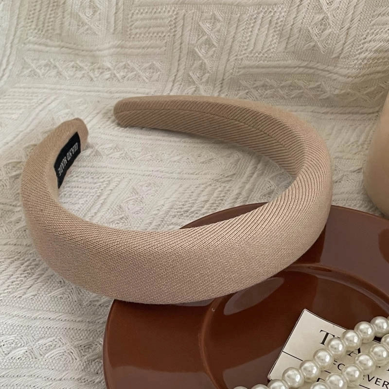 Elegant Retro Solid Color Cloth Hair Band