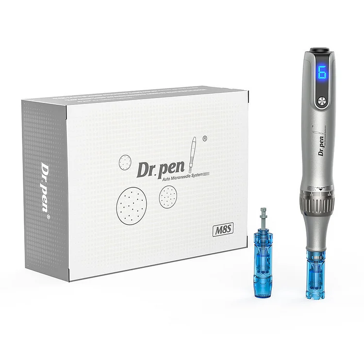 Dr. Pen M8S Microneedling Pen with 12 Cartridges 