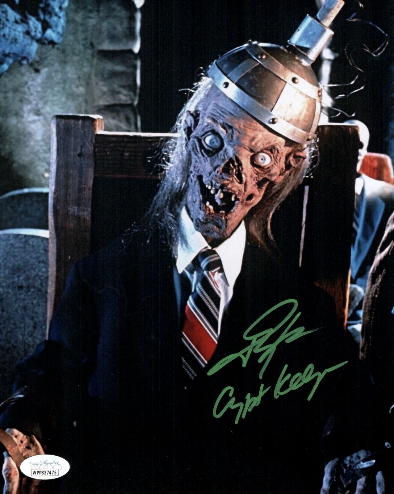 JOHN KASSIR Signed TALES FROM CRYPT Keeper 8x10 Photo Poster painting Autograph WPP JSA COA Cert