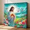 DIY Special Shaped Drill Diamond Painting Kit Framed - Jesus