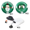 PVC Thickened Ski Ring with Handles Inflatable Ski Board Kids Snow Sledding Tool
