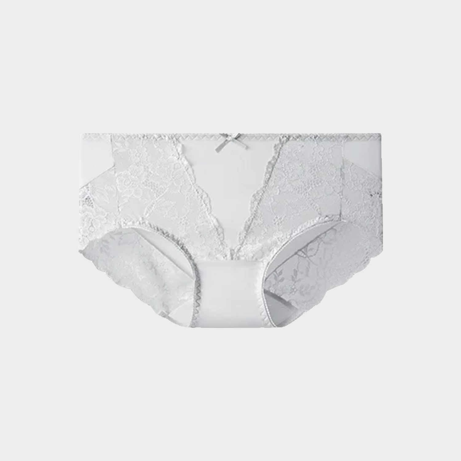 100% Silk Lace Panties Mid-Waist Breathable REAL SILK LIFE