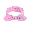 Cute Pattern Printed Bowknot Wired Hair Head Bands