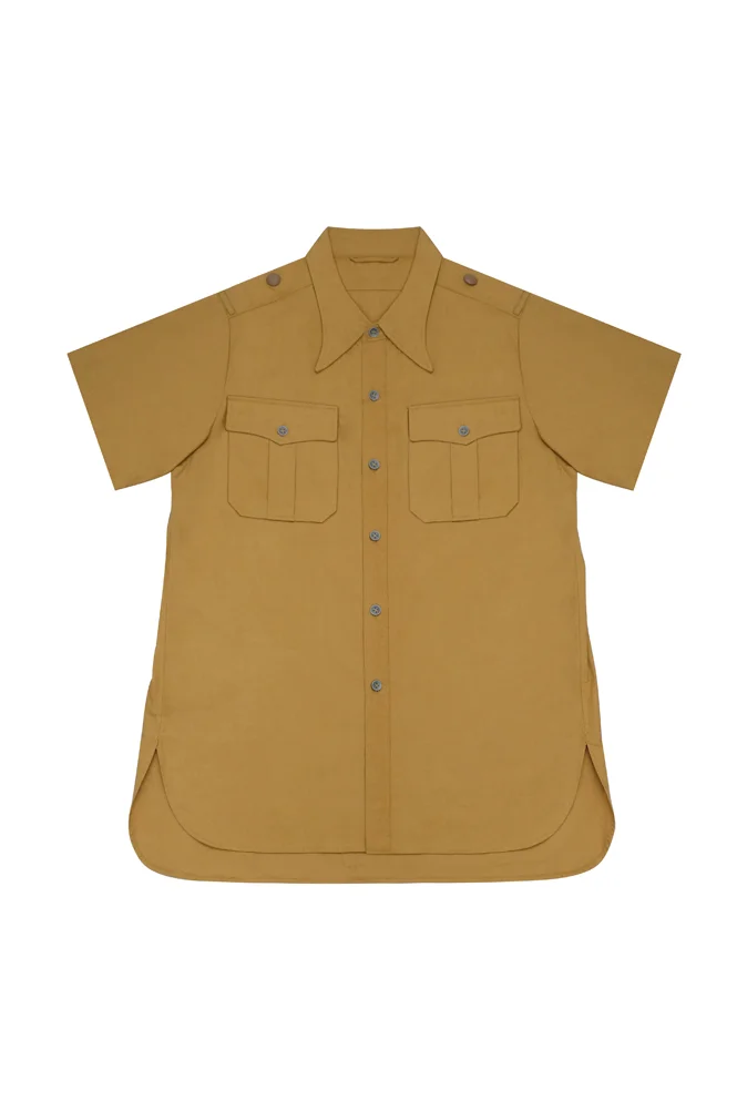   DAK Tropical Afrikakorps Sand Short Sleeve Shirt German-Uniform