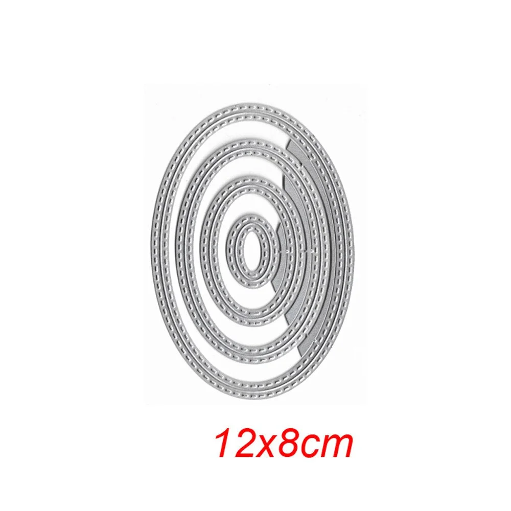 Metal Cutting Dies Curves Border Frames Square DIY Scrapbooking Card Album Making Embossing Punch Craft Diecuts New 2019