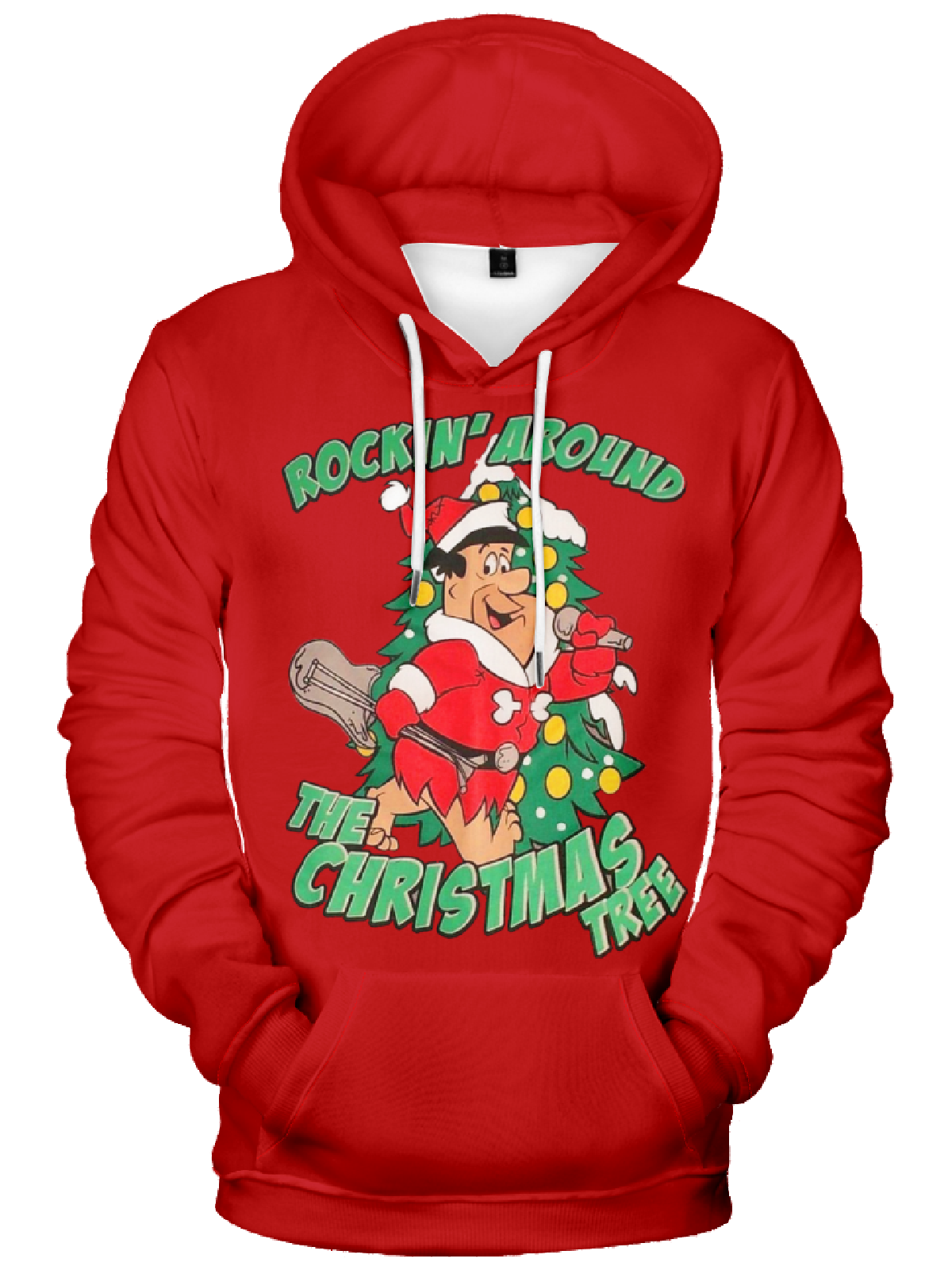 Men's Funny Christmas Cartoon Graphic Hoodie PLUSCLOTHESMAN