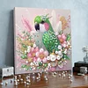 Framed Diamond Painting - Special Shaped - Parrot (25x25cm)