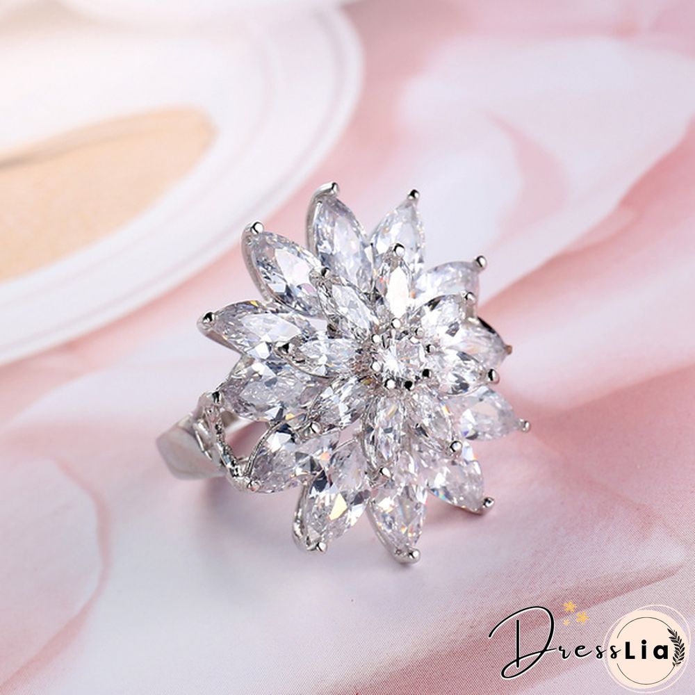 925 Sterling Silver Sapphire Rings for Women New Model Fashion Jewelry Zircon Horse Eye Rings Wedding Jewelry Engagement Diamond Rings