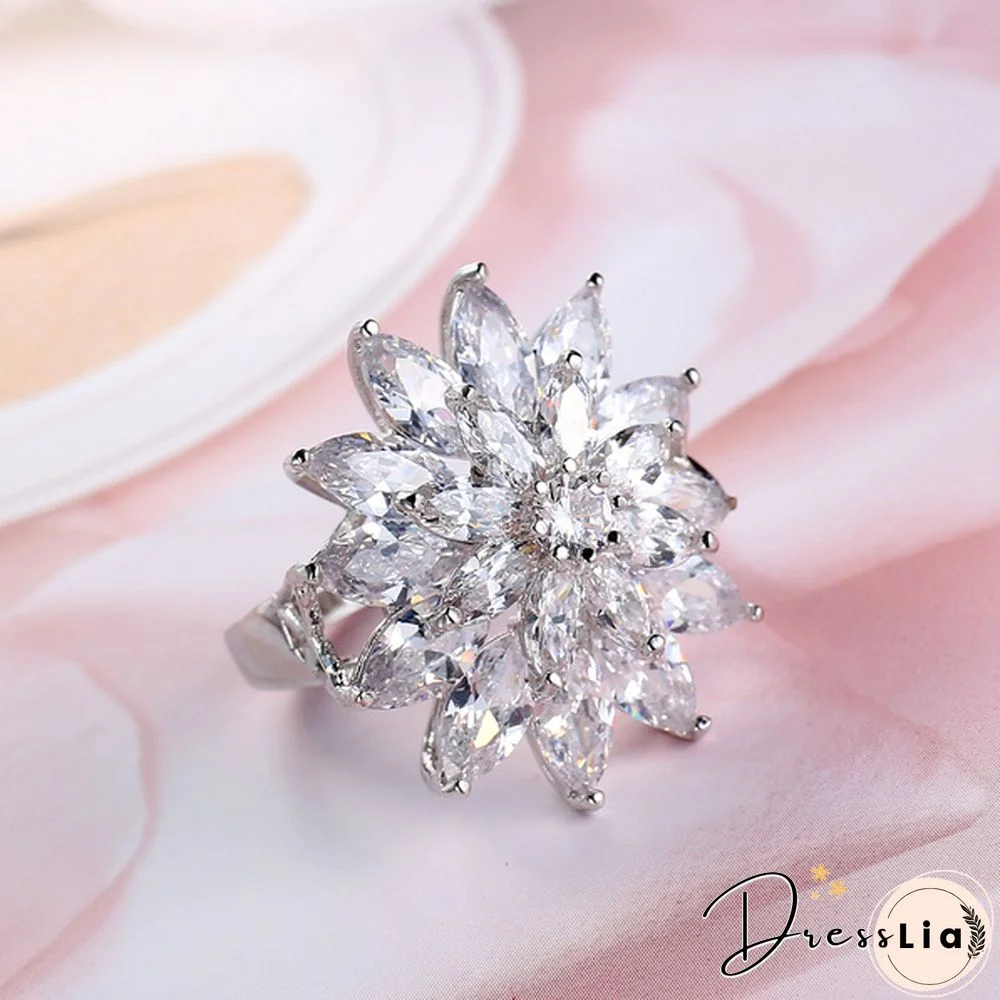 925 Sterling Silver Sapphire Rings for Women New Model Fashion Jewelry Zircon Horse Eye Rings Wedding Jewelry Engagement Diamond Rings