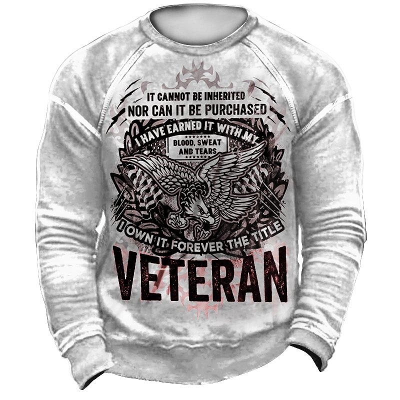 Men's Outdoor Vintage Veteran Sweatshirt-Compassnice®