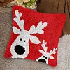 Christmas-DIY Latch Hook Rug Pillowcase Kits 43*43cm