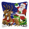 Christmas-DIY Latch Hook Rug Pillowcase Kits 43*43cm