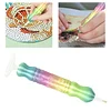 3D-gedruckter Diamant-Malstift mit verschiedenen Tipps, Diamantmalerei, Kunst, Bohrer, Stift, Perlenpunktwerkzeuge, Zubeh&ouml;r f&uuml;r Erwachsene (blau, lila