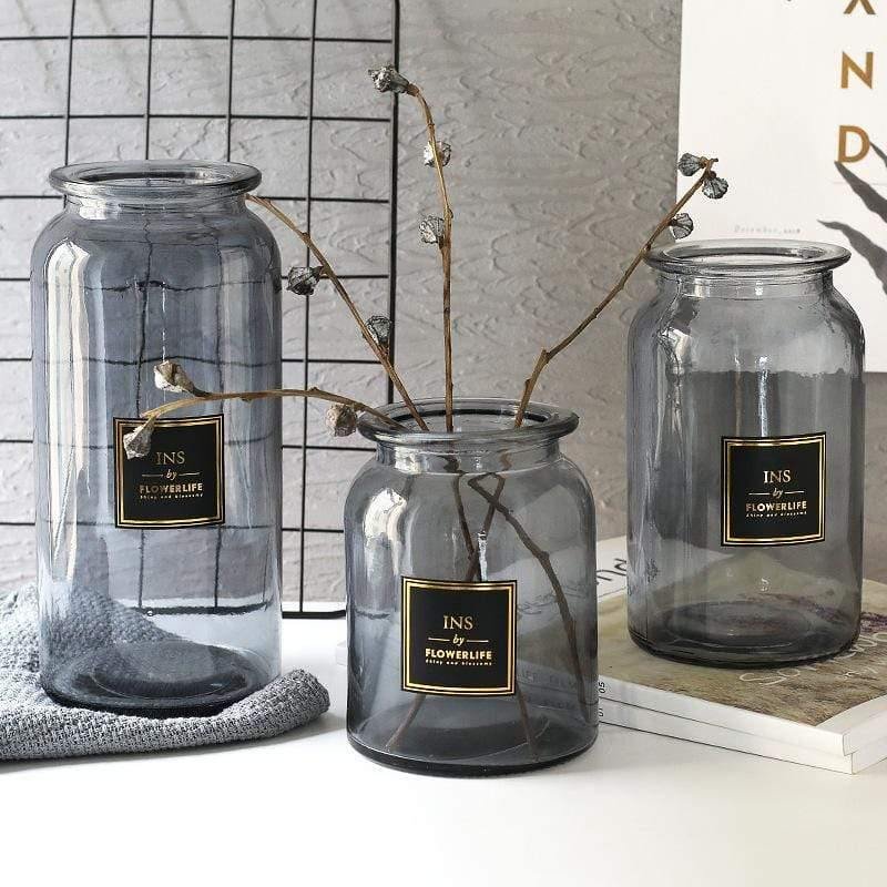 Ash Grey Table Vase