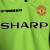 1998-1999 Retro Long Sleeve Manchester United Goalkeeper Football Shirt 1:1 Thai Quality love fball