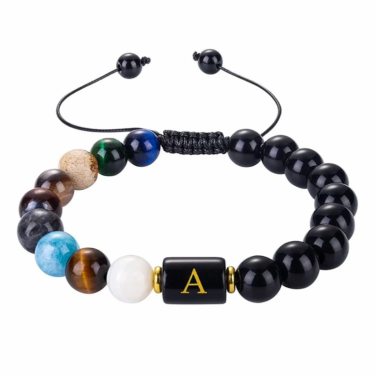 Cosmic Galaxy Protection Letter Bracelet|A