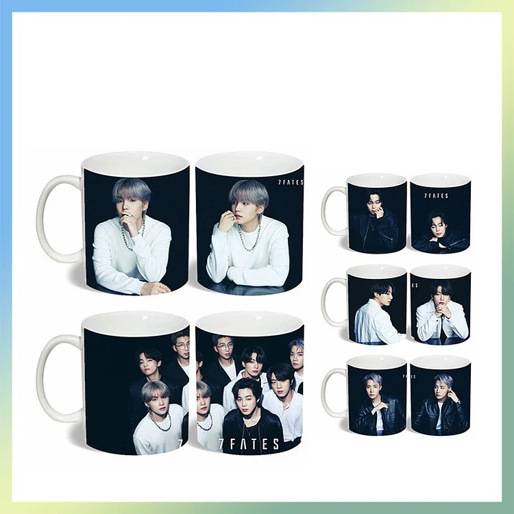 BTS Street Photo Series Photo Printing Cup - BTS Official Merch