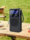 FM AM SW Radio with LED Flashlight Pocket Radio Portable Radio for Home/Outdoor