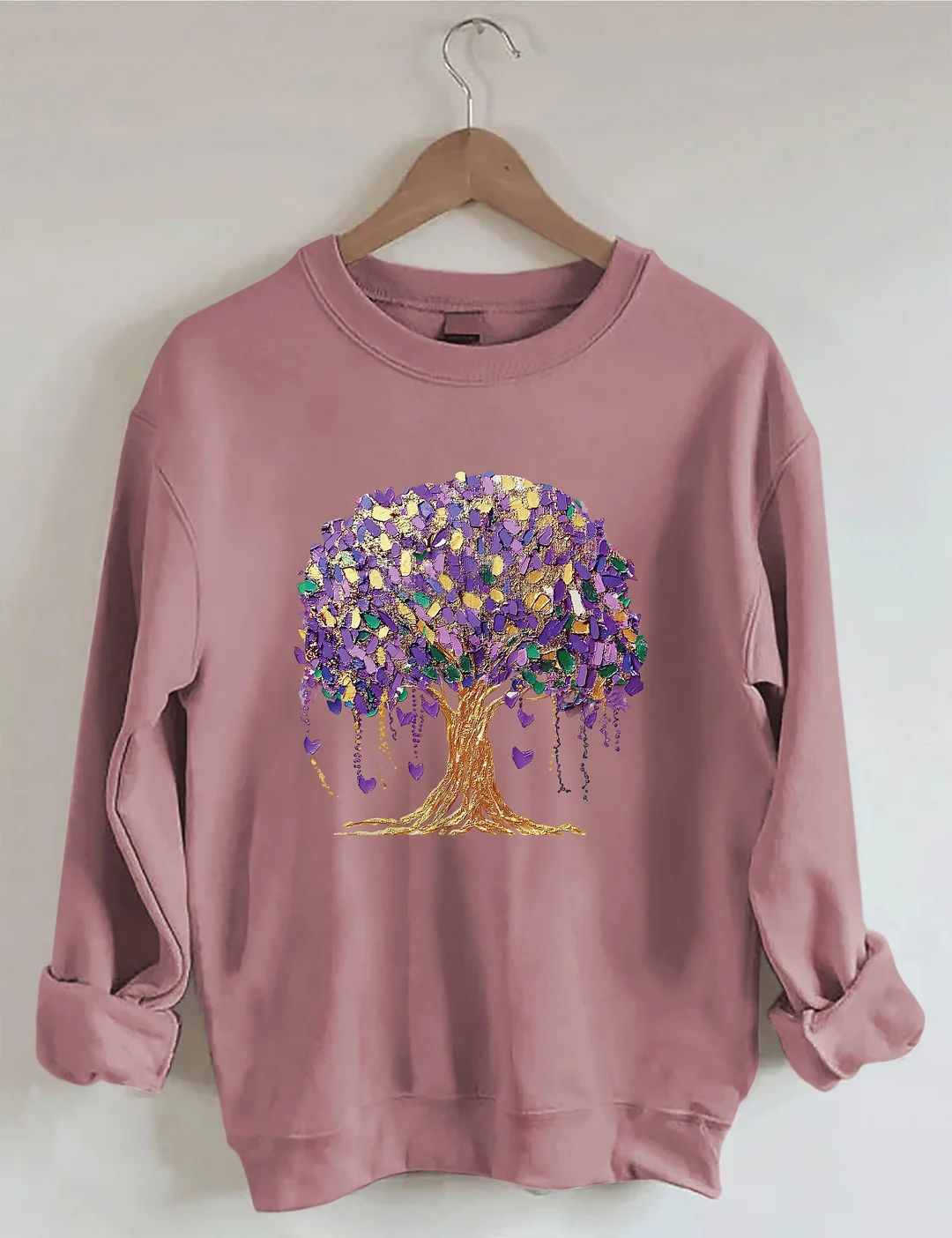 Mardi Gras Tree Sweatshirt