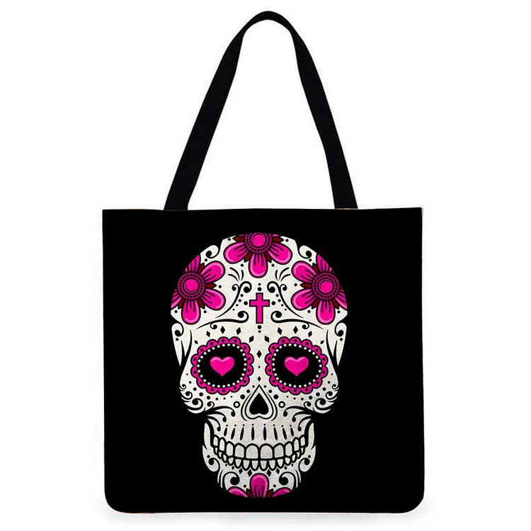 Skeleton - Linen Tote Bag