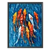 Full Embroidery Koi Fish DIY Cross Stitch Kits Stamped 11CT Needlework Sets