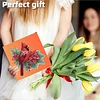 6pcs DIY Diamond Painting Greeting Card Set for Holiday Blessings Christmas Gift
