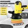 EU Electric Car Polishing Machine with Buffing Sponge Auto Detailing Handheld Polisher Adjustable Speed Scratch Repair Grinding Machine Car Accessories Power Tools