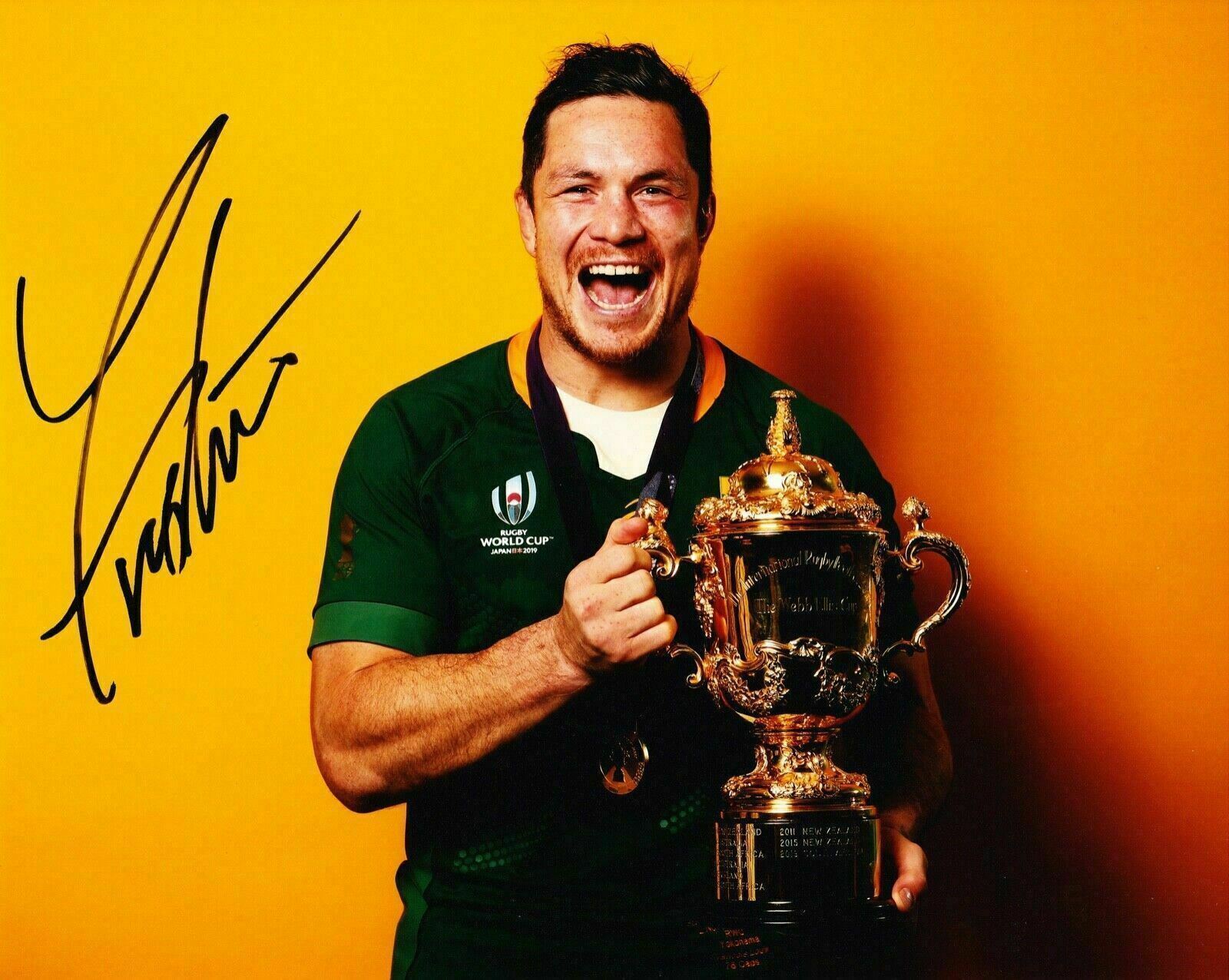 Francois Louw Signed 10X8 Photo Poster painting SPRINGBOKS South Africa AFTAL COA (B)