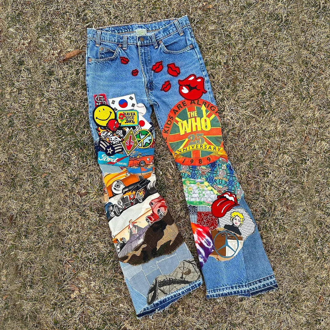 Limited Edition Las Vegas Lucky Panel Jeans