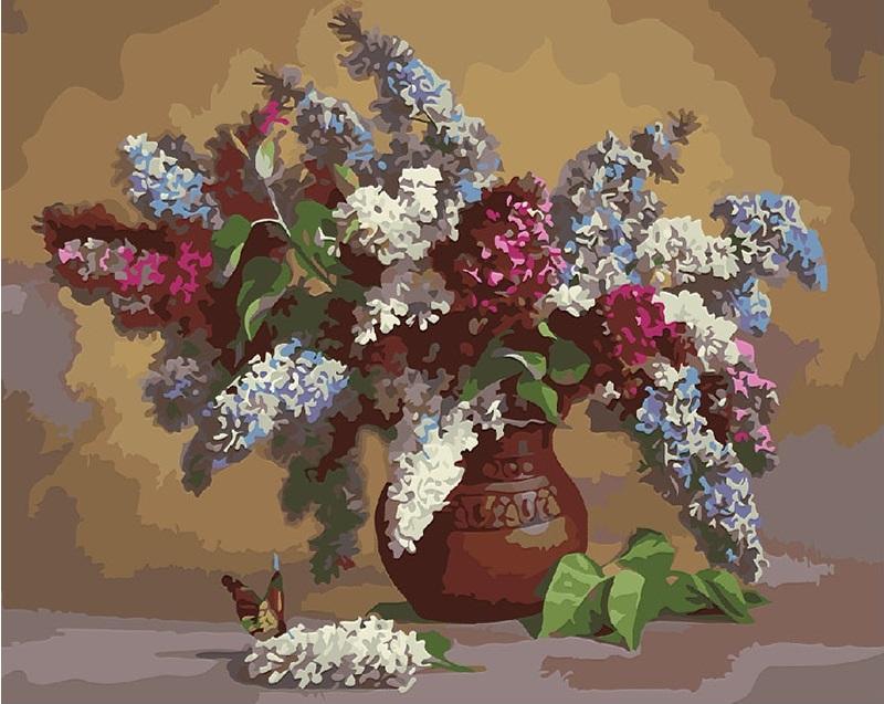 

Purple Lavender Flowers – Paint By Numbers - 40*50CM, 501 Original