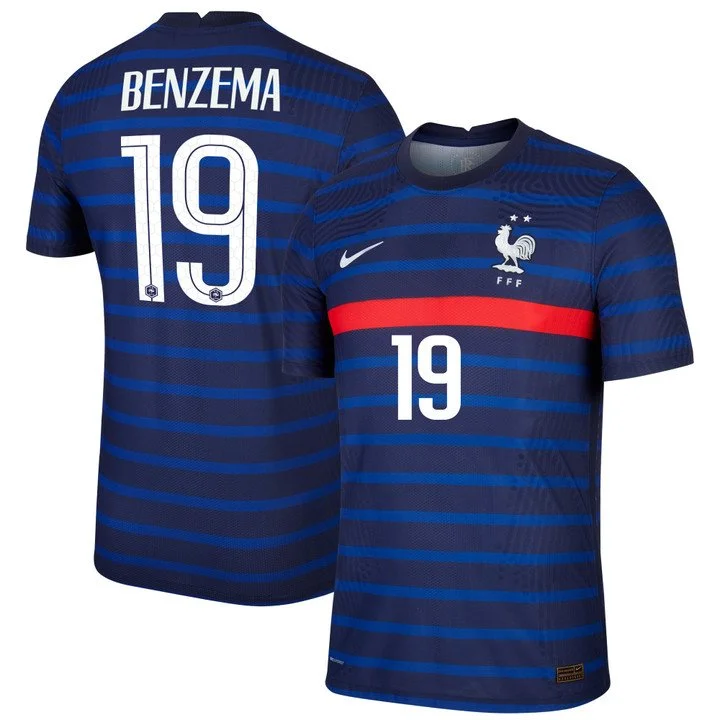 Frankreich Karim Benzema 19 Home EM Trikot 2020-2021