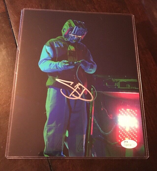 SID WILSON #0 signed SLIPKNOT 8X10 AUTOGRAPHED Photo Poster painting JSA Q00545