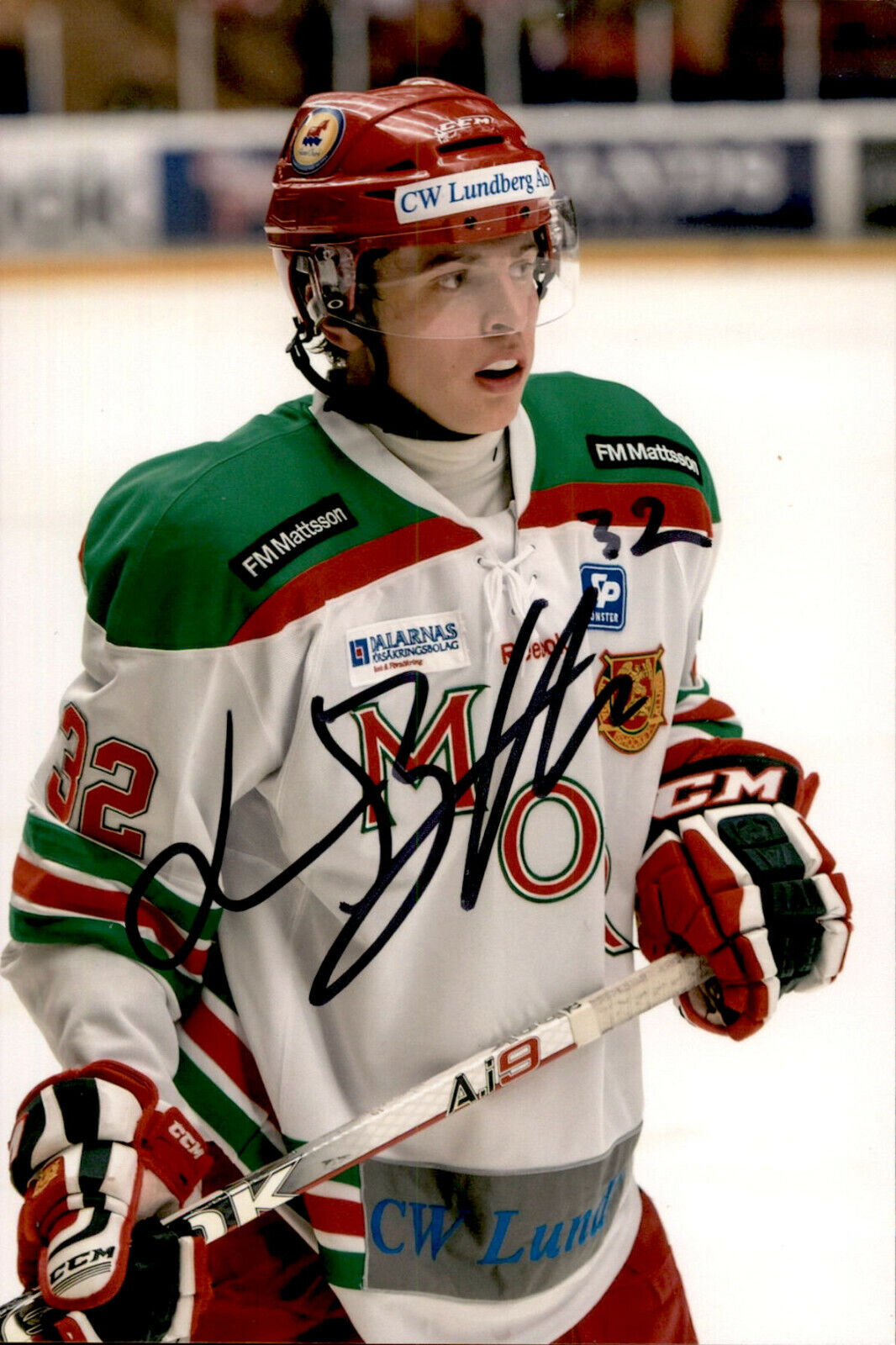 Lukas Bengtsson SIGNED autographed 4x6 Photo Poster painting MORA IK SWEDEN PITSBURGH PENGUINS