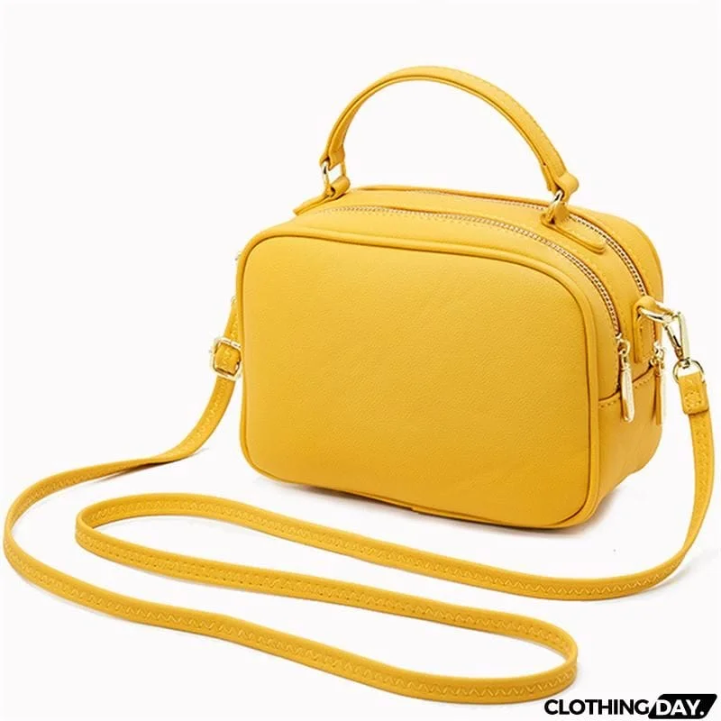 Women's Summer Fashion Letter Simple Zipper Casual Crossbody Bag