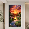 (Big Size) Luoxia Landscape - 11CT Stamped Cross Stitch 40*70cm/15.75*27.56in