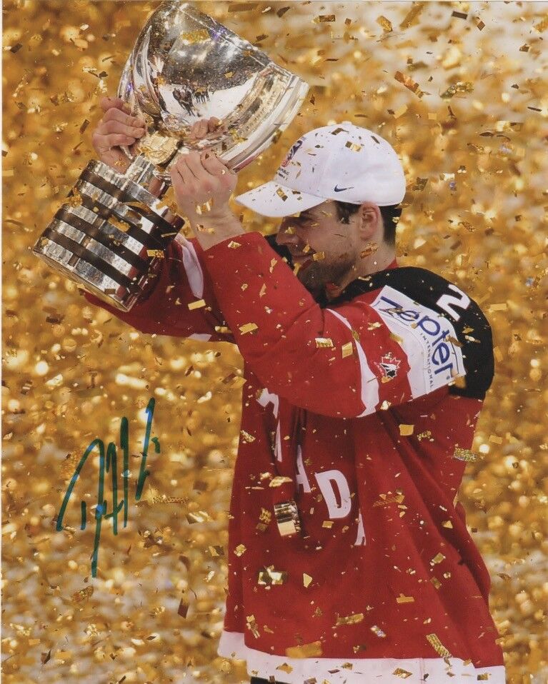 Team Canada Dan Hamhuis Signed Autographed 8x10 Photo Poster painting COA A