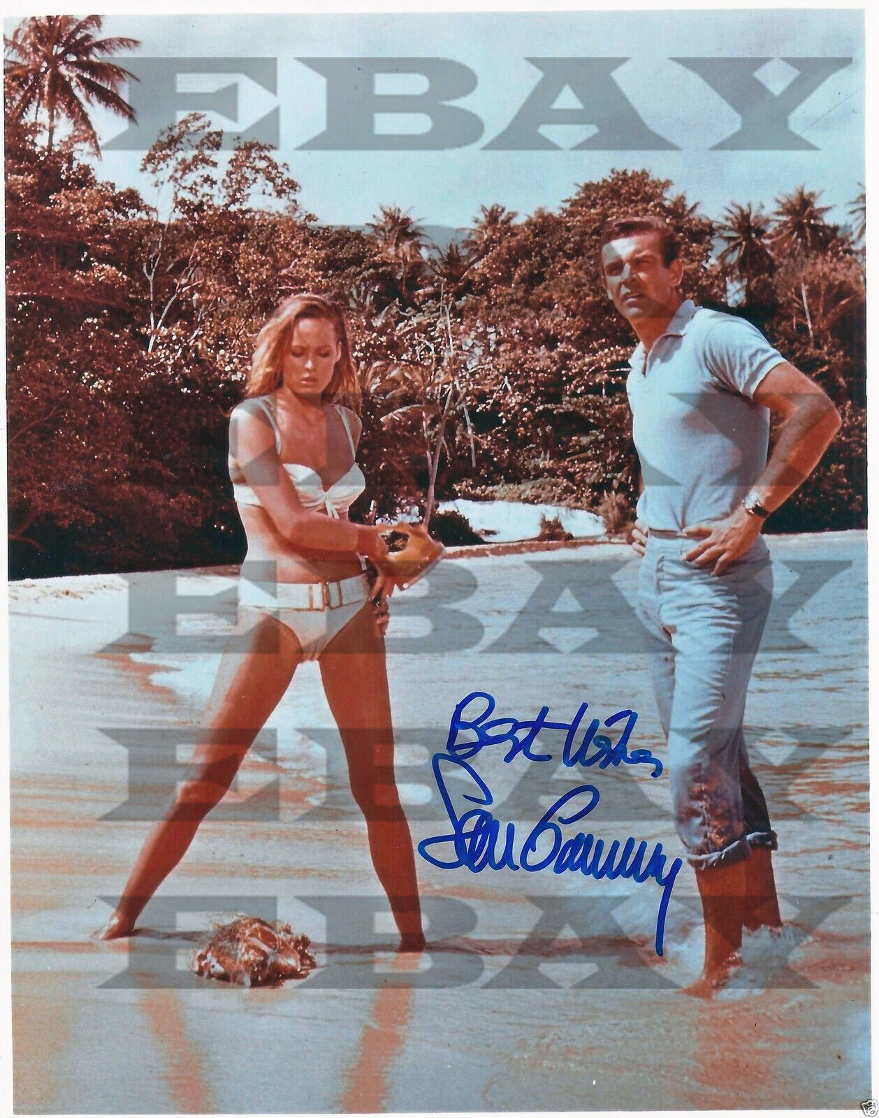 Sean Connery James Bond Autographed Signed 8x10 Photo Poster painting Rep