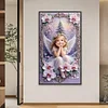 Cute angel girl Full DIY 5D rond pierres gem art kits de peinture diamant pour adultes/d&eacute;butants id&eacute;es cadeaux d&eacute;co murale maison 15,75x27,56in