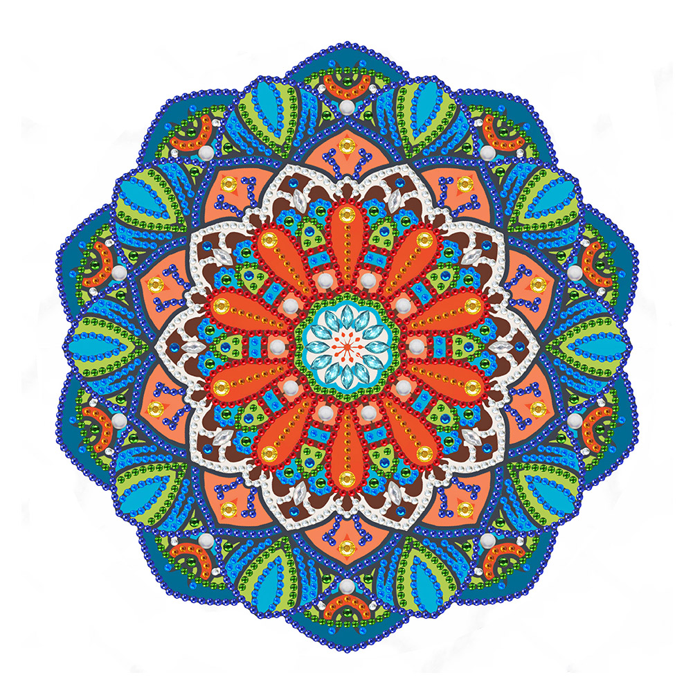 

30*30CM - Special Shaped Diamond Painting - Mandala, 501 Original