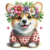 (Multi-Style)Dog-Partial Special Shaped Diamond Painting 30*30CM