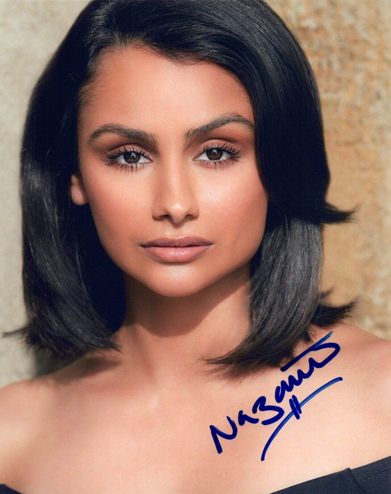 Nazanin Mandi Pimental Signed Autograph 8x10 Photo Poster painting Model Actress COA