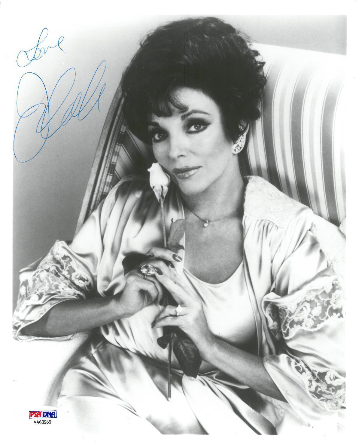 Joan Collins Signed Authentic Autographed 8x10 Photo Poster painting PSA/DNA #AA63986