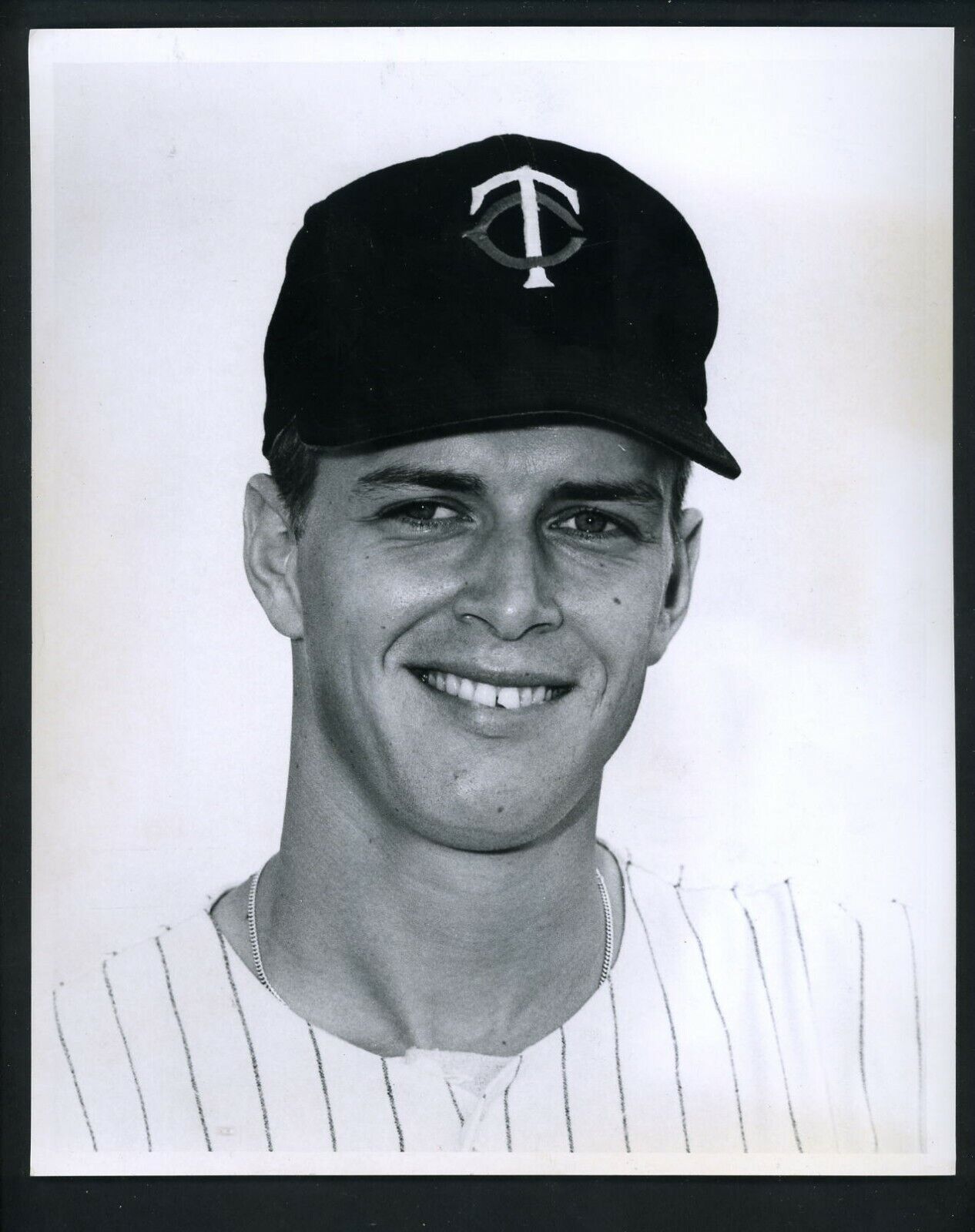 Garry Roggenburk Minnesota Twins team issued 1963 Type 1 Press Photo Poster painting