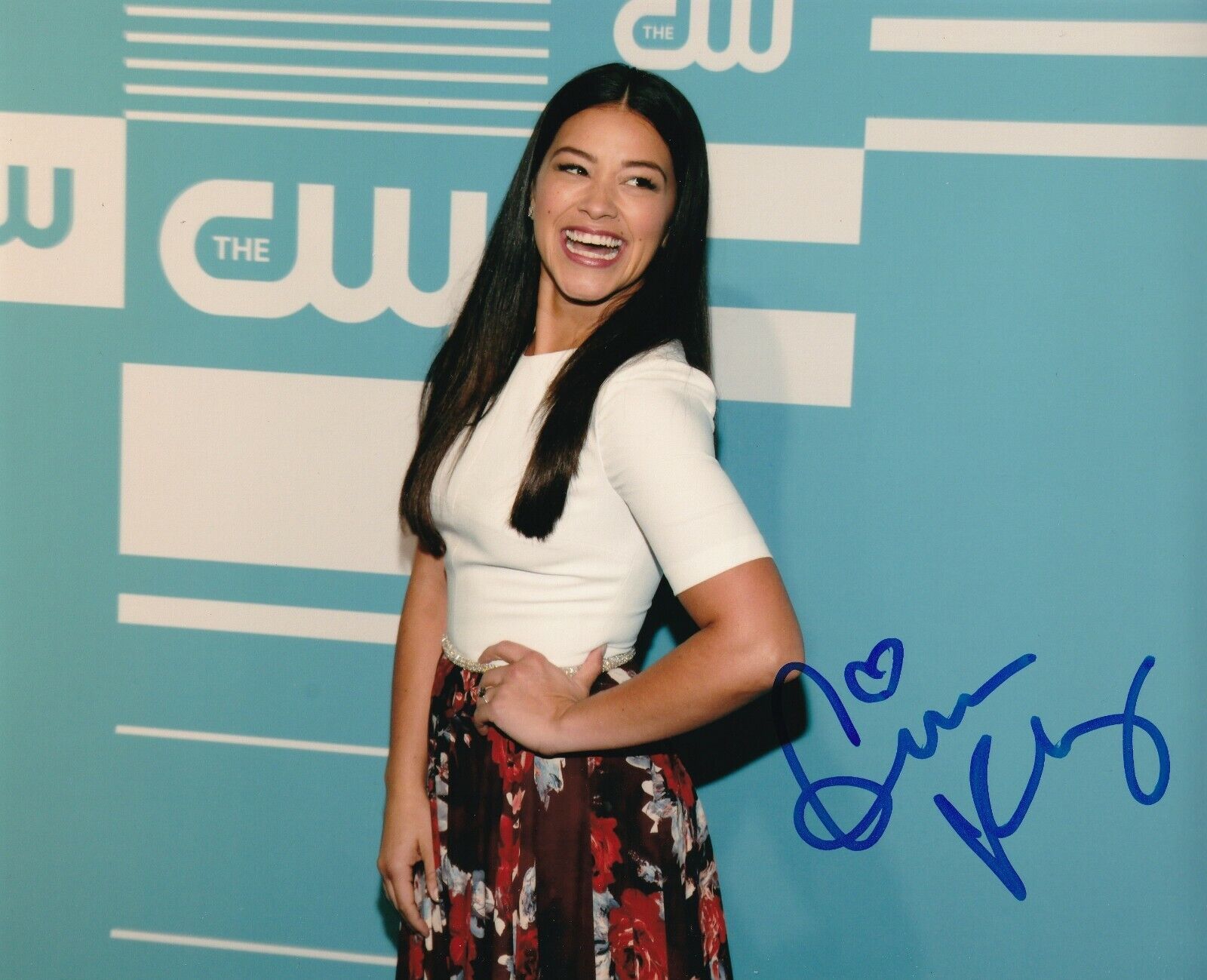 Gina Rodriguez REAL hand SIGNED 8x10 Photo Poster painting #3 COA Autographed Jane the Virgin