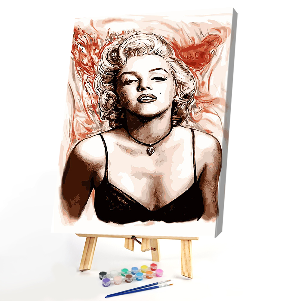 

40*50CM Paint By Numbers-Marilyn Monroe, 501 Original