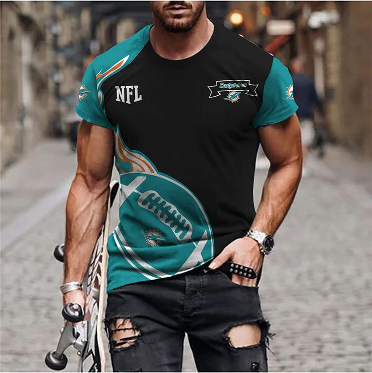 Miami Dolphins All Over Print T-Shirt